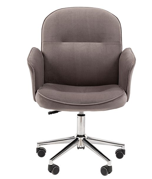 Кресло CHAIRMAN HOME 130, ткань велюр, серый - Вид 2