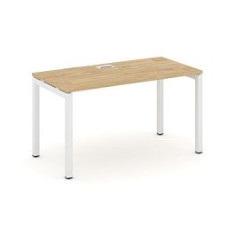 Стайл Проджект Стол письменный SN-5P.SP-002 Тиквуд Светлый/Металл Белый 1180*600*750 - Фото предпросмотра