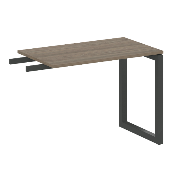 Metal System Quattro Приставной элемент на О-образном м/к 50БО.ПР-3 Вяз/Антрацит металл 1000*600*750 - Вид 1