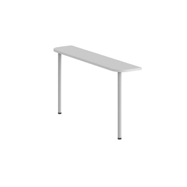Приставка для стола Sigma 300х1438 / цвет: белый; на 2-х опорах - Вид 1