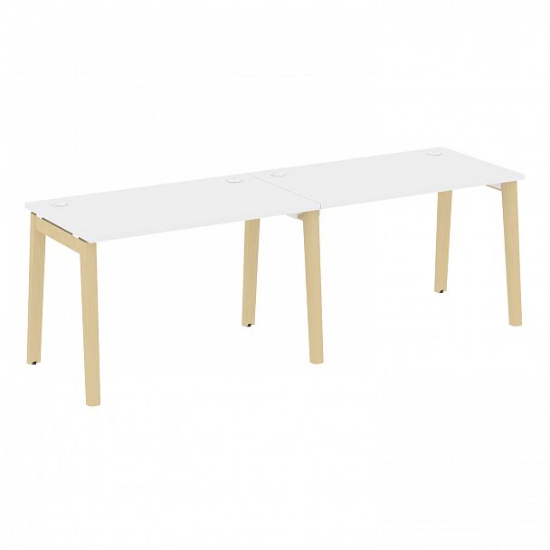 Рабочая станция "Onix wood" OW.RS-2.2.7 белый/дуб светлый - Вид 1