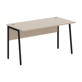 Стол прямой СП-3P Мокачино/Черный 1400х720х755 IMAGO PLUS - Фото предпросмотра