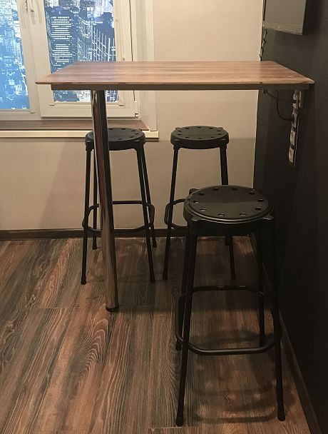 Стул барный Sheffilton SHT-S48 черный/черный муар - Вид 6