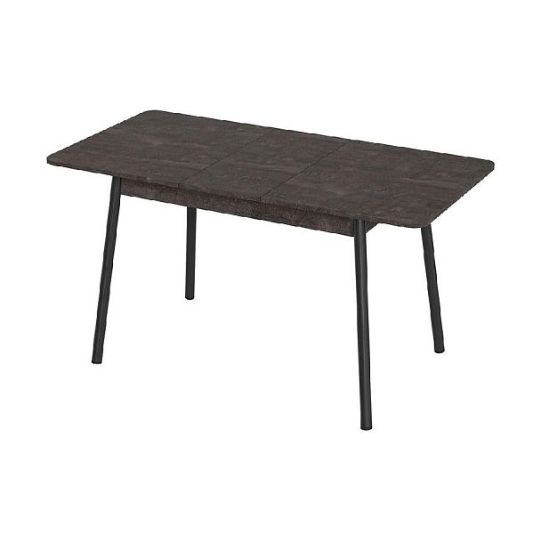 Стол Лион 2 ЛДСП (Подстолье косое черное) НЕ ВЫБИРАТЬ Железный камень - Вид 2