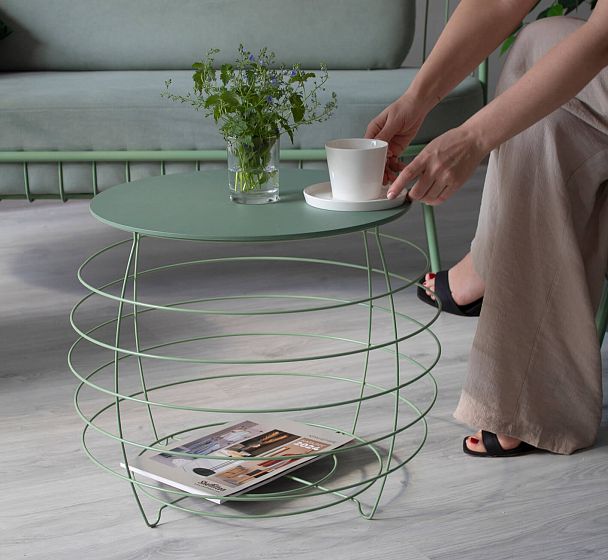 Столик журнальный Sheffilton SHT-CT77 бразо/мятный - Вид 6