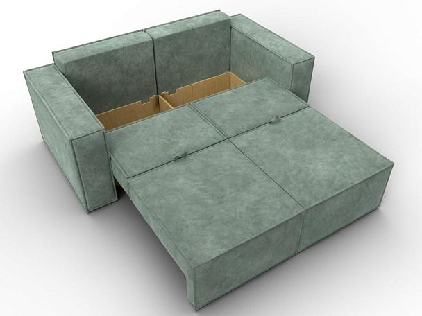 Диван прямой Куба мини Велюр зеленый - Вид 8