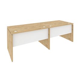 Onix Рабочая станция O.RS-2.2.8 Тиквуд светлый/Белый бриллиант 2360*800*750 - Фото предпросмотра