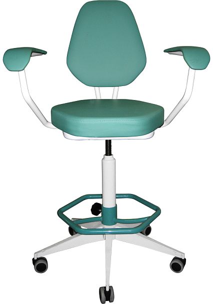 Кресло на винтовой опоре М106 с подлокотниками - Вид 3