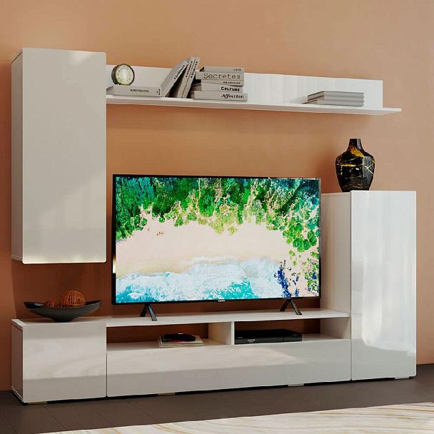 Гостиная "Диаманд" белый - Вид 5