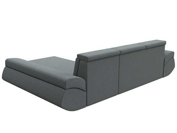 Диван угловой Лига-032 правый угол Рогожка серый - Вид 6