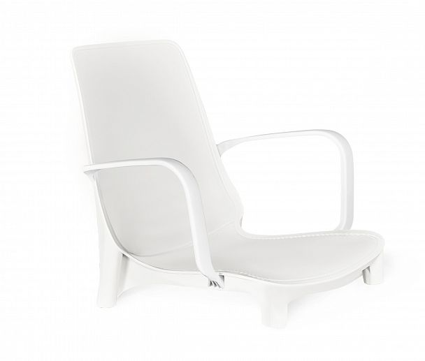 Обеденная группа Sheffilton SHT-DS199 белоснежная шагрень/хром лак/белый - Вид 3