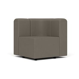 Угловая секция Юнона Un/ygl экокожа серо-коричневая CN6 - Фото предпросмотра