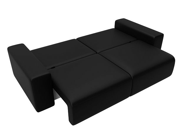 Диван прямой Лига-036 НПБ Классик Экокожа черный - Вид 9