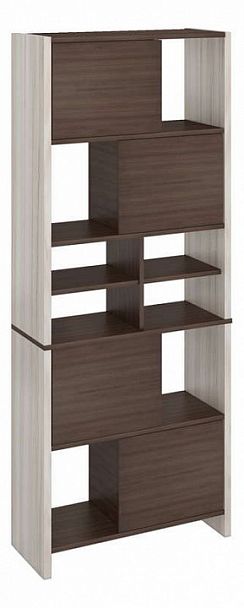 Стеллаж комбинированный Домино Lite СТЛ-ЗВХ КШ Карамель/Шамони - Вид 1