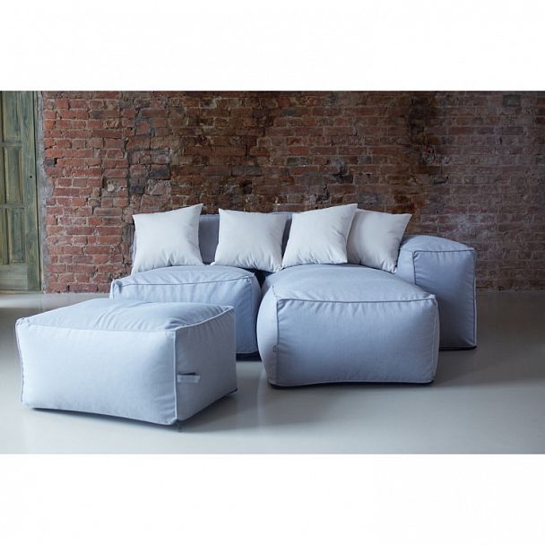 Бескаркасный диван "С лежаком" - Вид 1