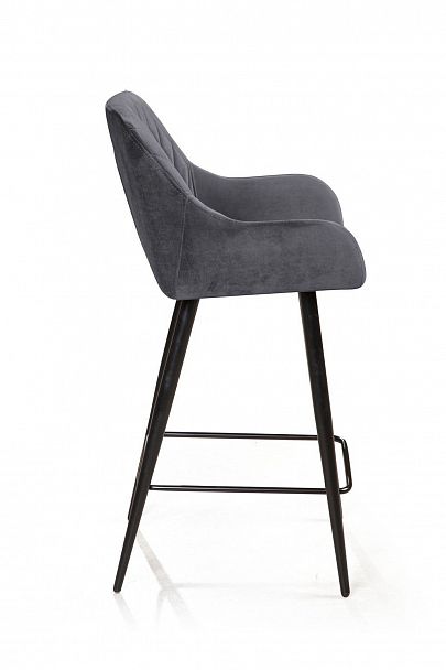 Стул полубарный Robert, бархат серый 27 - Вид 4