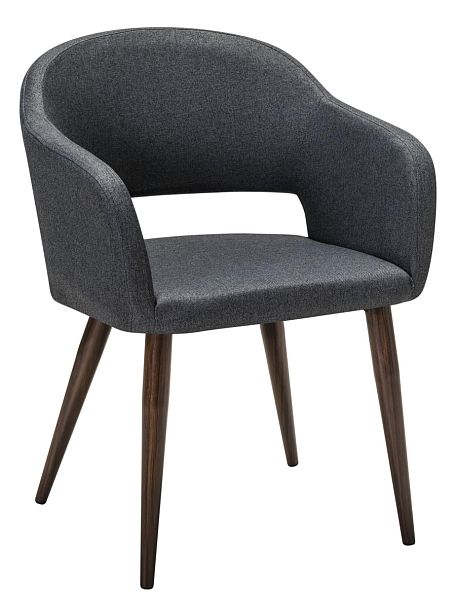 Кресло Oscar тёмно-серый/т.орех - Вид 1