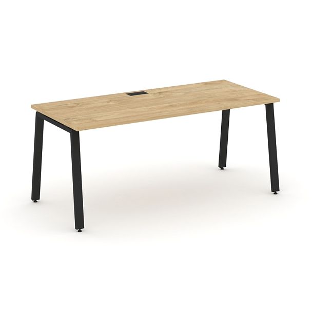 Style Project Direct Direct Стол письменный SN-6A.SR-025.M Тиквуд Светлый/Металл Черный 1780*800*750 - Вид 1