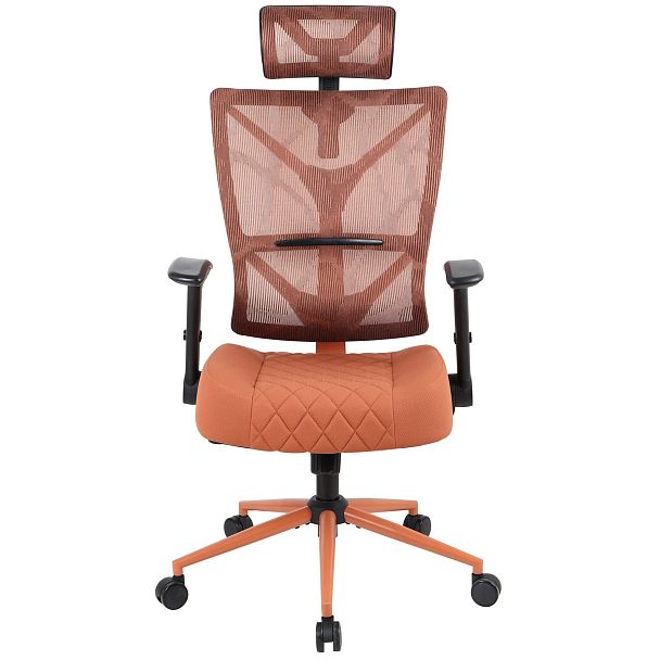 Кресло CHAIRMAN CH566, ткань/сетка, оранжевый - Вид 2