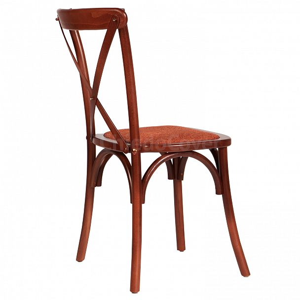 Стул Кроссбэк, красное дерево, с подушкой - Вид 4