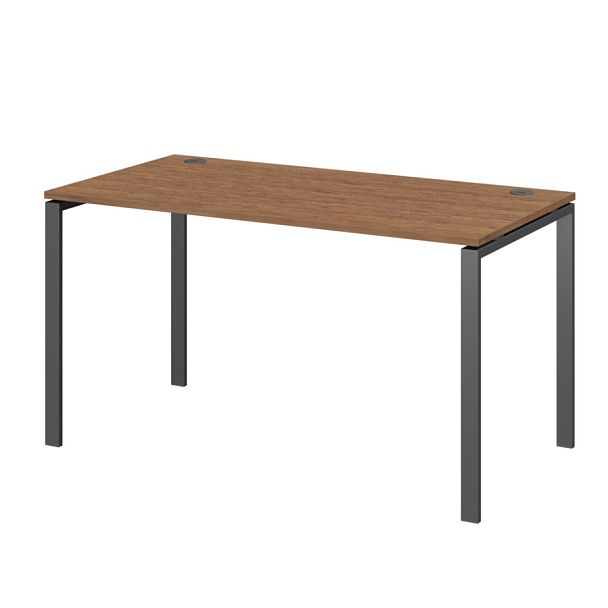 Стол на металлокаркасе АМ-004.60 Орех/Антрацит 1600x600x760 Арго-М - Вид 1