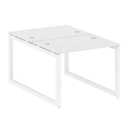 Metal System Quattro Р. ст. на О-образном м/к 50БО.РАС-СП-2.1 Белый/Белый металл 1000*1475*750 - Фото предпросмотра