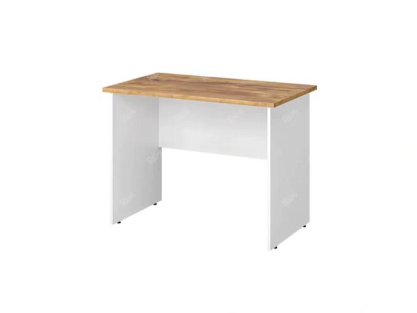 TANDEM RTD017-100-ME Стол прямоугольный ун-й 1000х600х750 Таксония медовая/Белый - Вид 1
