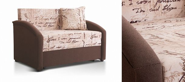 Диван "Даня" 1000 Фреш Кросс 01 / Колосал плэйн 08 - Вид 1