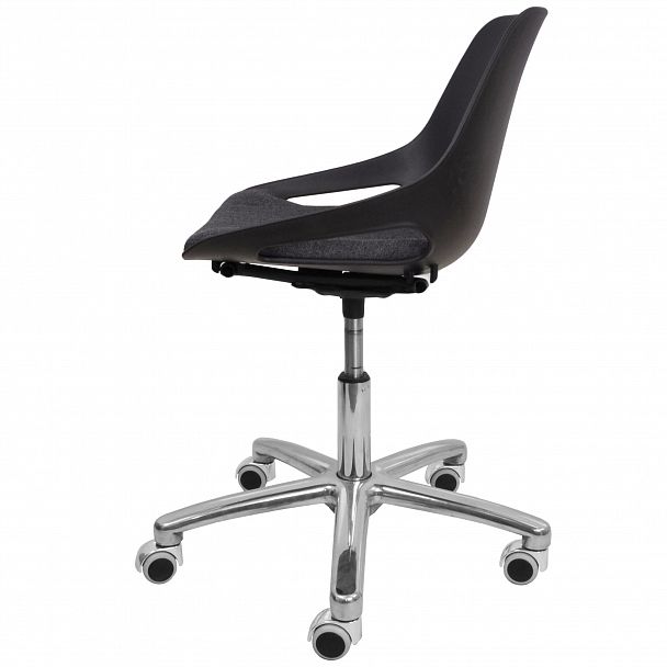 Стул Q5 c мягким сиденьем SW КРЕСЛО на Крестовине CINA, черный - Вид 3