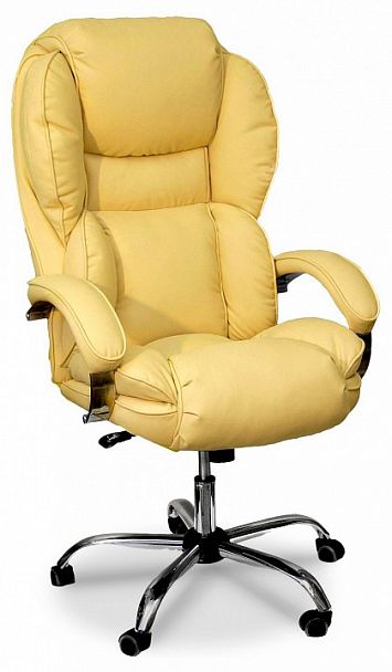 Кресло для руководителя Барон КВ-12-131112 желтое - Вид 1