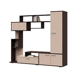 Гостиная Капри ЛДСП венге/дуб белфорт - Фото предпросмотра