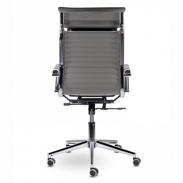 Кресло офисное BRABIX PREMIUM "Intense EX-531", экокожа, хром, темно-серое, 532542 - Вид 6