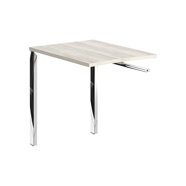 Брифинг приставка XGR 869.1 Сосна Эдмонт/Нержавейка полированная 800х600х750 XTEN GLOSS - Вид 1