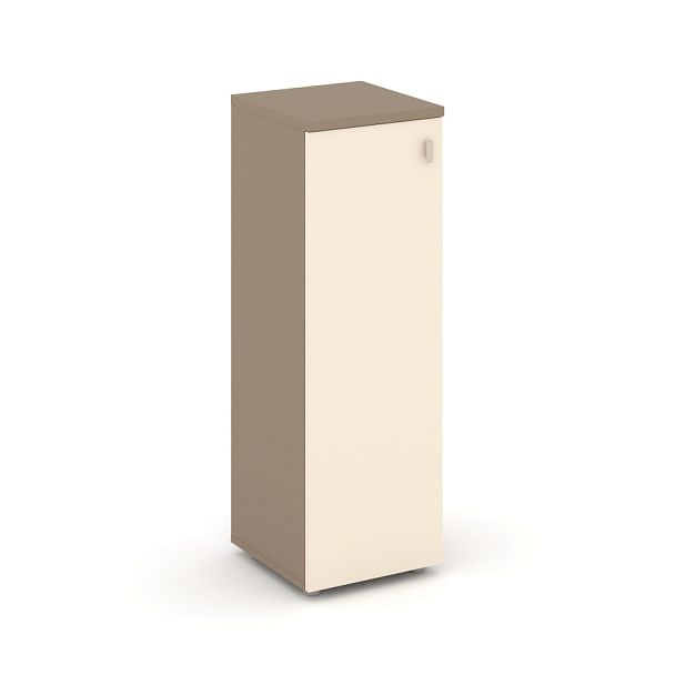 Estetica Шкаф сред. узкий лев. (1 сред. фасад ЛДСП) ES.SU-2.3 (L) Латте/Сатин 400*420*1207 - Вид 1