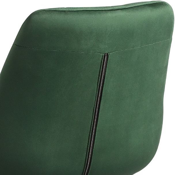 Полубарный поворотный стул Эйден, Confetti deep forest/белый - Вид 10