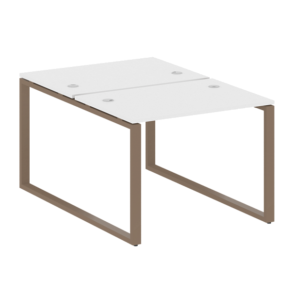 Metal System Р. ст. на О-образном м/к БО.РАС-СП-2.1 Белый/Мокко металл 1000*1475*750 - Вид 1