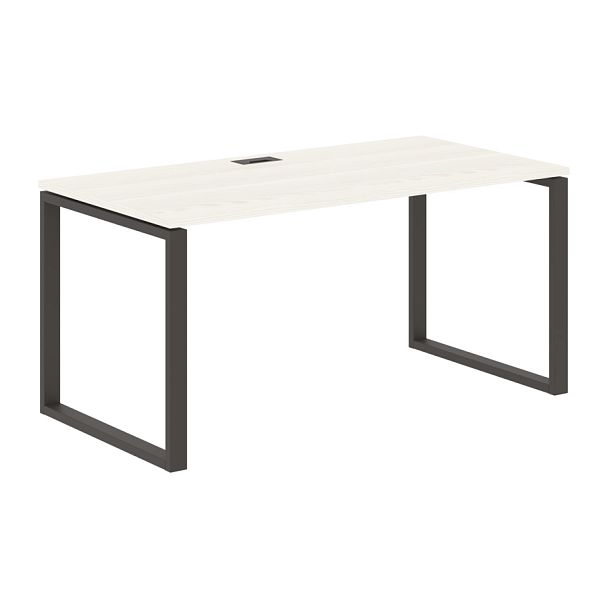 Стол прямой EQST 1580 Ясень Траун/Мокко 1560х800х750 EDIS - Вид 1