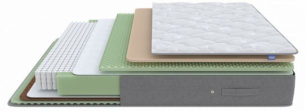 Матрас двуспальный Lux Duo M/S 2000x1800 - Вид 1