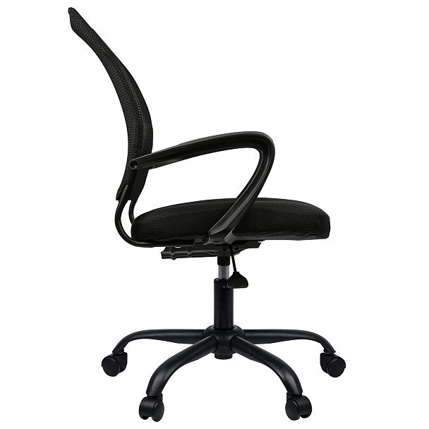 Кресло BRABIX "Cargo MG-391", до 130 кг, пятилучие металлическое, ткань/сетка, черное, 532786 - Вид 4