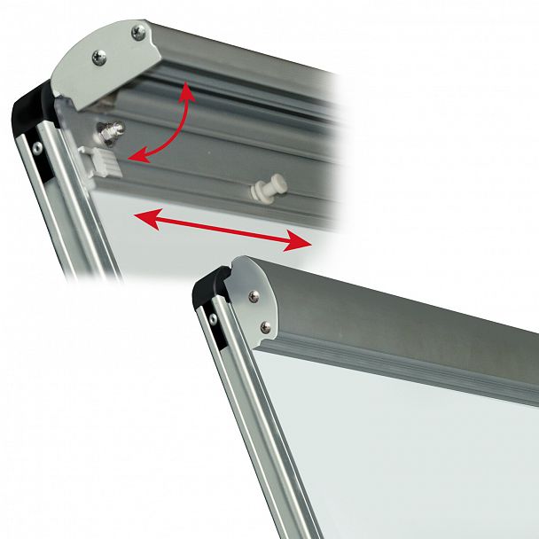 Доска-флипчарт магнитно-маркерная 70х100 см, передвижная, ГАРАНТИЯ 10 ЛЕТ, BRAUBERG, 231703 - Вид 9