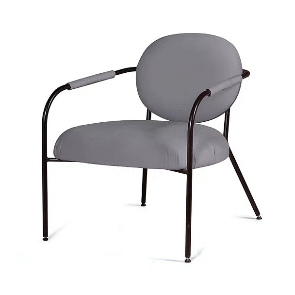 Лаунж кресло EGO, велюр серый - Вид 8