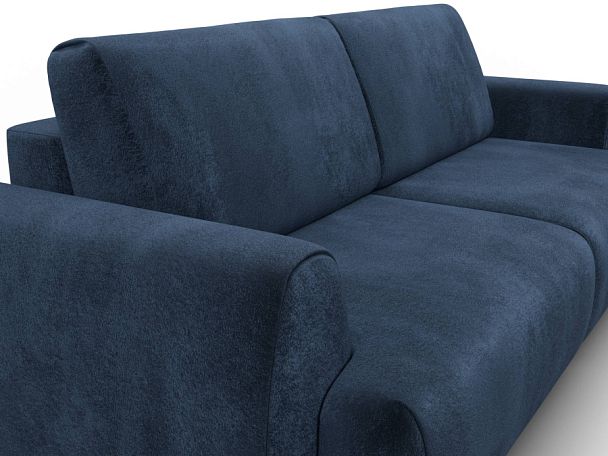 Диван прямой Лига-115 НПБ Велюр синий - Вид 4
