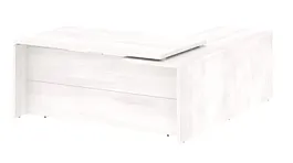 YALTA LT.C-18 (L) Стол руководителя угловой, левый Yalta кабинет руководителя  Снежная Патина - Фото предпросмотра
