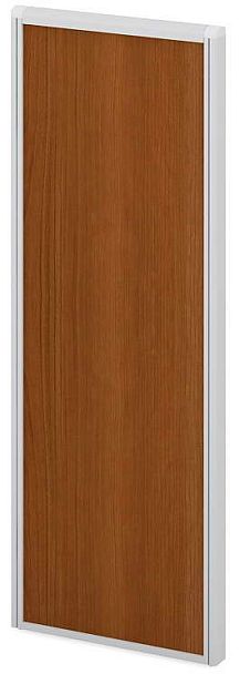 Модуль сплошной "Мобильные офисные перегородки «Логика»"  ПК-ЛГ-МДС167х60Д-В1-35 миланский орех светлый - Вид 1