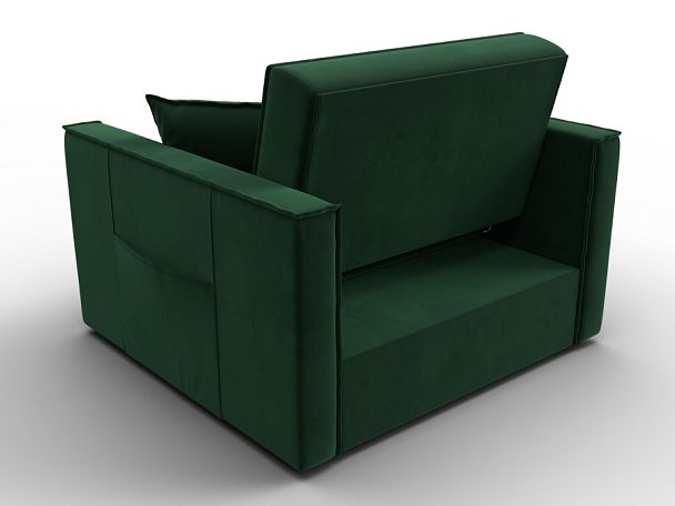 Кресло-кровать Лига-104 (80) Велюр зеленый - Вид 5