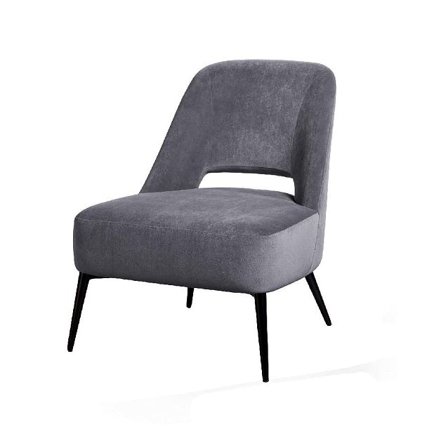 Кресло Dante, бархат серый 27 - Вид 2