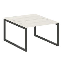 Metal System Quattro Р. ст. на О-образном м/к 50БО.РАС-СП-2.2 Дуб наварра/Антрацит металл 1200*1475*750 - Фото предпросмотра