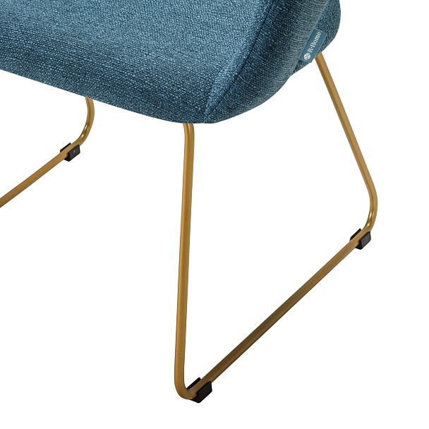 Кресло Hugs синий/Линк золото - Вид 5