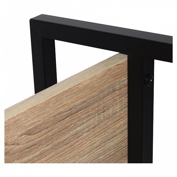 Стеллаж на металлокаркасе BRABIX "LOFT SH-002", 600х350х845 мм, цвет дуб натуральный, 641233 - Вид 10