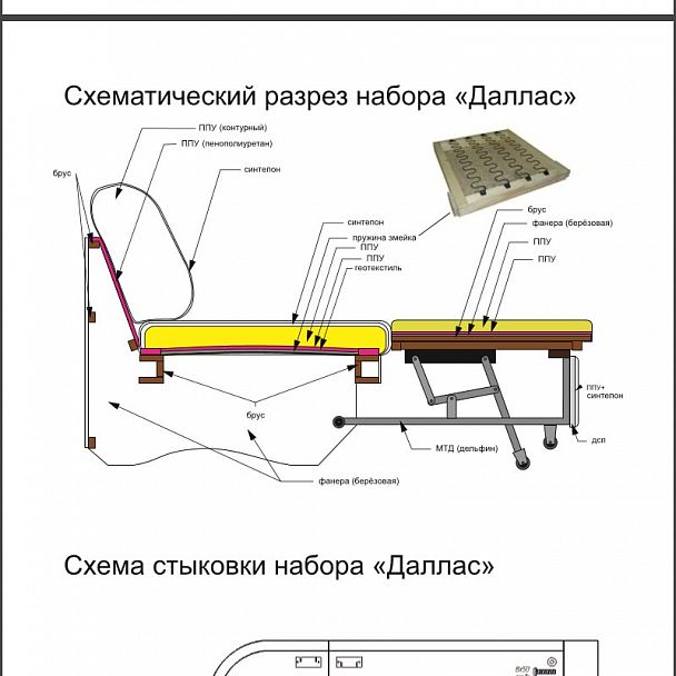 Диван "Даллас" 3Р - Вид 7